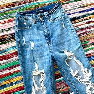 Fashion Nova Ultra Distressed Skinny Jeans-#1852